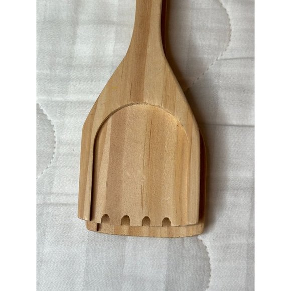 Two Sets Wooden Cooking Utensils New Teal and Green - Picture 3 of 4